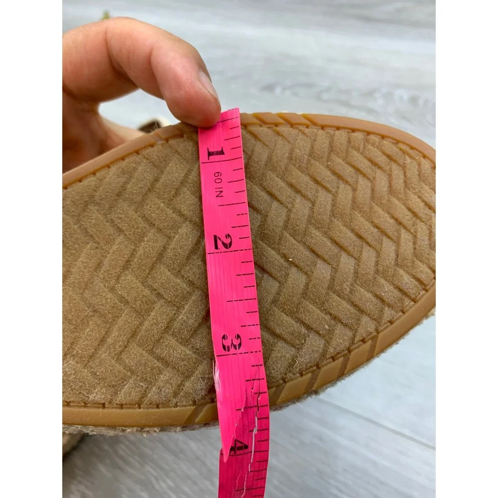 Cole Haan Women's Cloudfeel Stitchlite Espadrille Flats Beige 6 Comfort Shoes